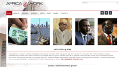 Desktop Screenshot of africaatwork.co.za